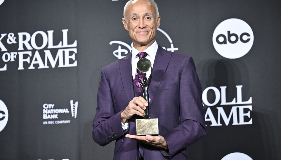 Andrew Ridgeley i Wham! tok imot hederen på sin avdøde bandkollega og venns vegne da George Michael ble innlemmet i Rock & Roll Hall of Fame i USA i fjor.