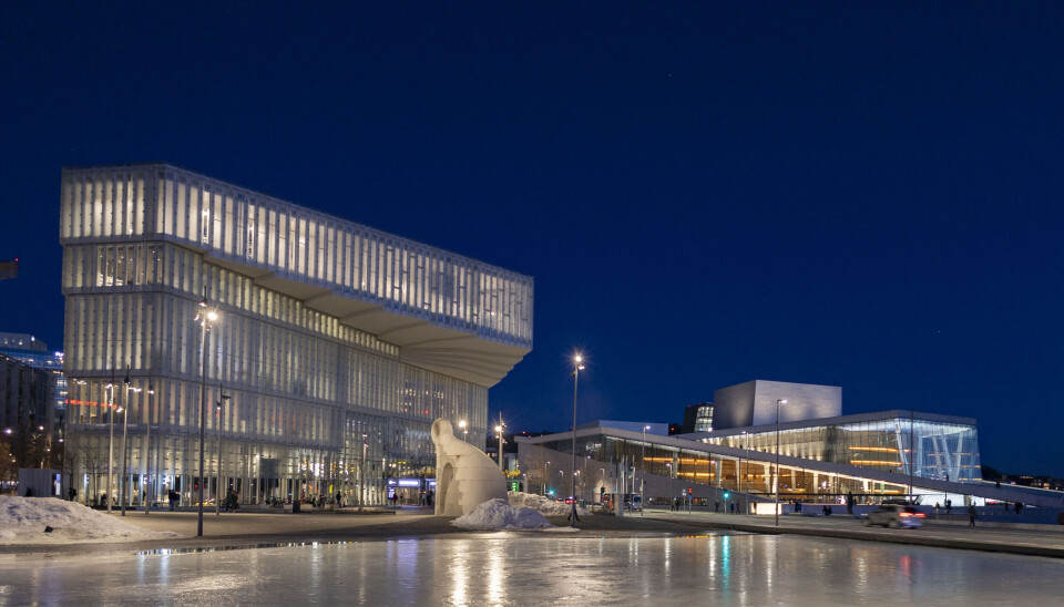 17-åringen ble pågrepet på biblioteket Deichman Bjørvika onsdag kveld.