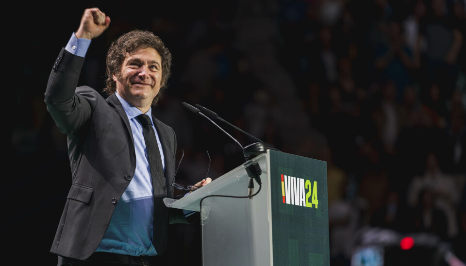 Argentinas president Javier Melei i mai 2024.