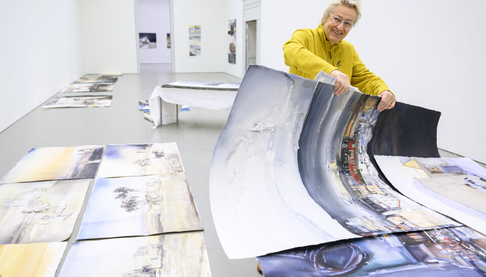 Den svenske kunstneren Lars Lerin åpner kunsthall i Kragerø – ifølge en svensk avis allerede til sommeren. Foto: Henrik Montgomery / TT / NTB