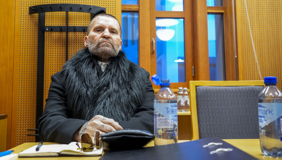 Kunstneren Bjarne Melgaard under rettssaken i Oslo tingrett i oktober.