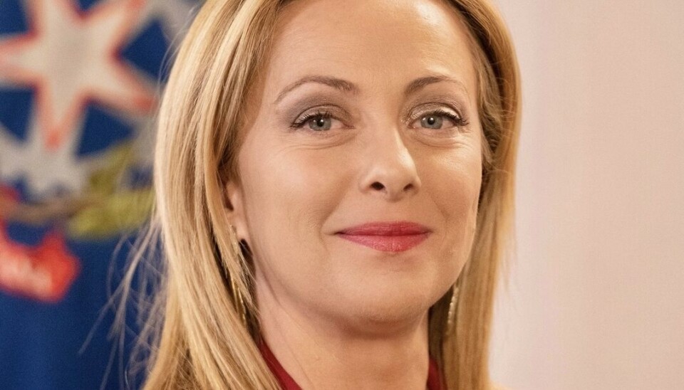 Italias statsminister Giorgia Meloni