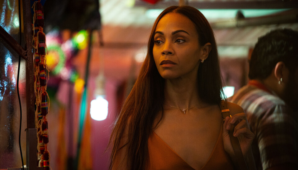 Zoe Saldaña spiller advokaten Rita Mora Castro i Emilia Pérez.