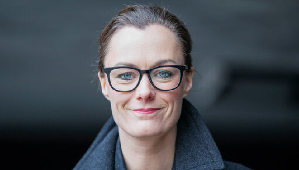 Anette Trettebergstuen under pressetreffet før sesong 6 av TV-serien «Kompani Lauritzen» på TV 2.