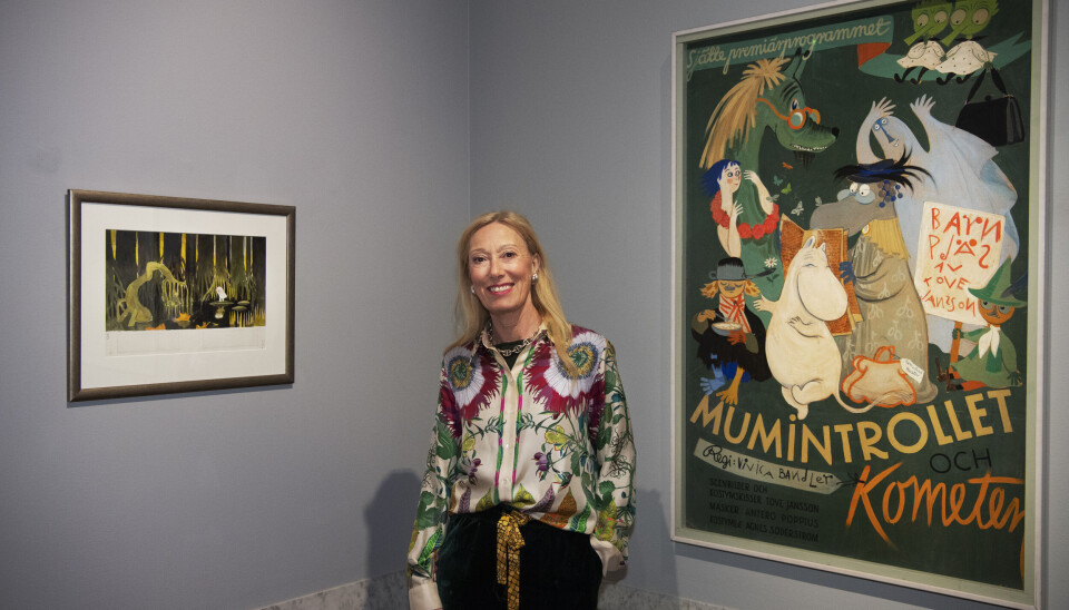 Sophia Jansson, niesen til Mummi-skaperen Tove Jansson, mener at Mummitroll-bøkene fanger uroen i vår samtid, men som i bøkene håper hun på en lykkelig slutt på dagens kriger og konflikter.