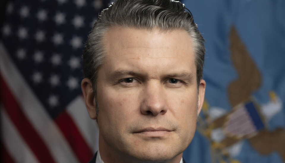 Den amerikanske forsvarsministeren Pete Hegseth