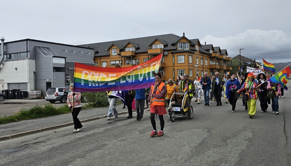 Paraden under Lofoten Pride