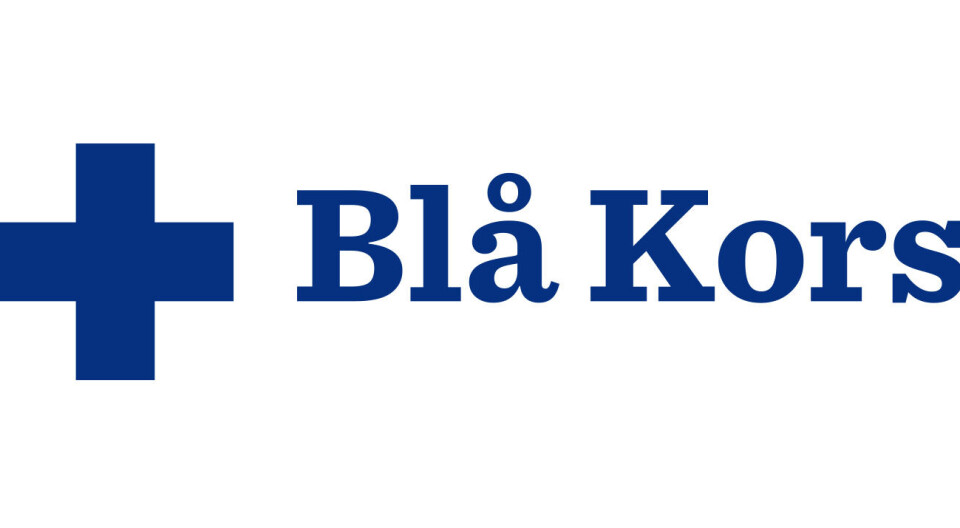 Blå Kors dropper regnbue-logo etter reaksjoner