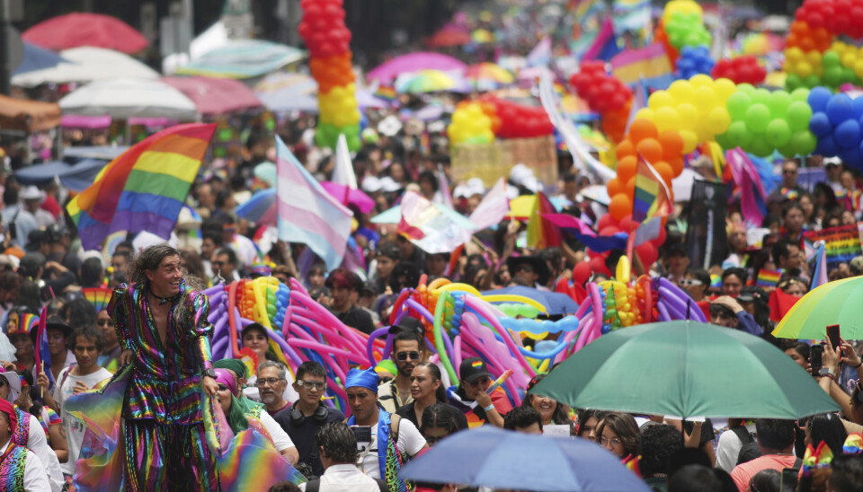 Rundt 800.000 personer deltok i prideparaden i Mexico by lørdag, ifølge byens myndigheter.