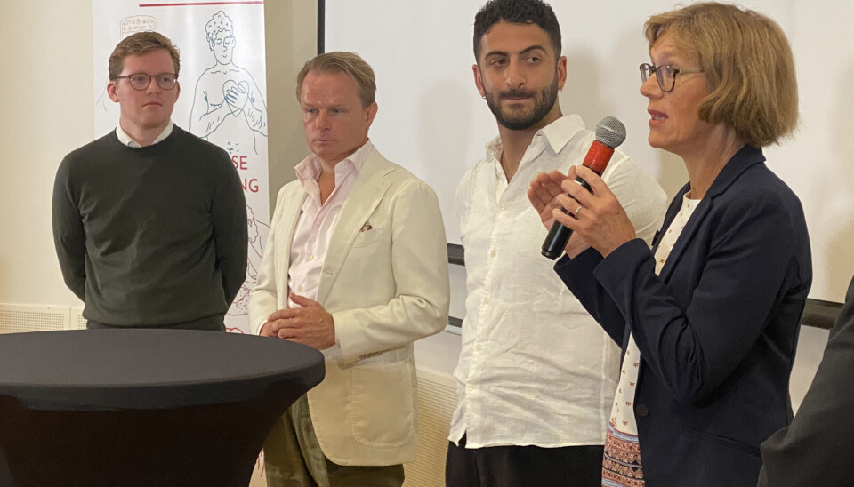 Even Røed (Ap), David Hansen (KrF), Alexander Papaps (SV) og Inger Noer (V) benyttet anledning til å snakke om sitt partis SRHR-politikk da Sex og Politikk kåret landets beste parti for seksuell og reproduktiv helse og rettigheter.
