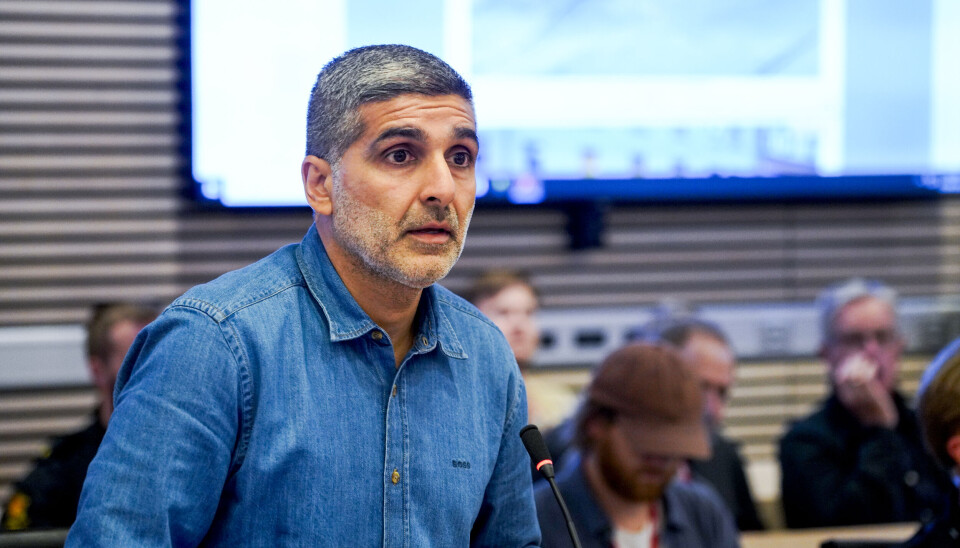 Arfan Bhatti i rettssal 250 i Oslo tingrett onsdag.