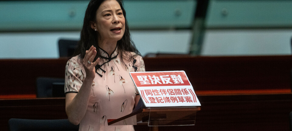 Hongkongs lovgivere la ned veto mot lov om likekjønnede ekteskap