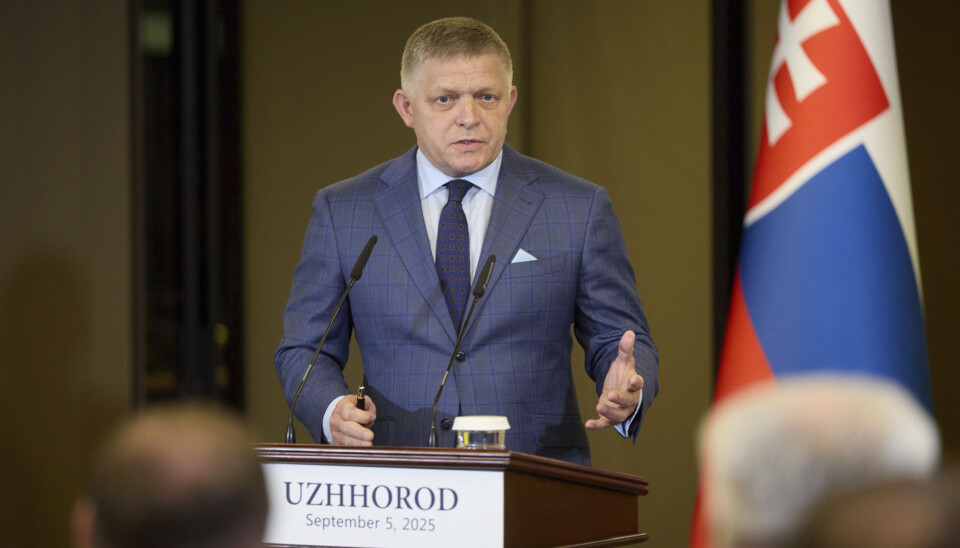 Slovakias statsminister Robert Fico.